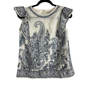 Abercrombie & Fitch Embroidered Blouse Size S